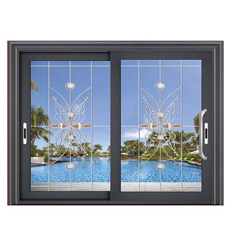 Modern Design Aluminum Double Glazed Frame Glass Sliding Aluminum