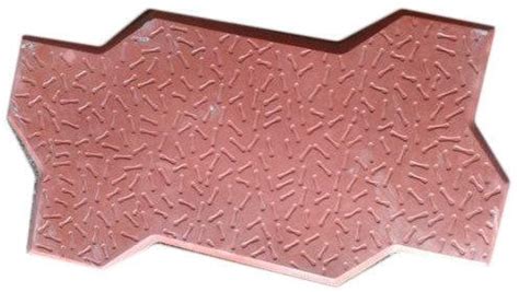 Zig Zag Concrete Zig Zag Interlocking Tiles For Pavement Size 80mm