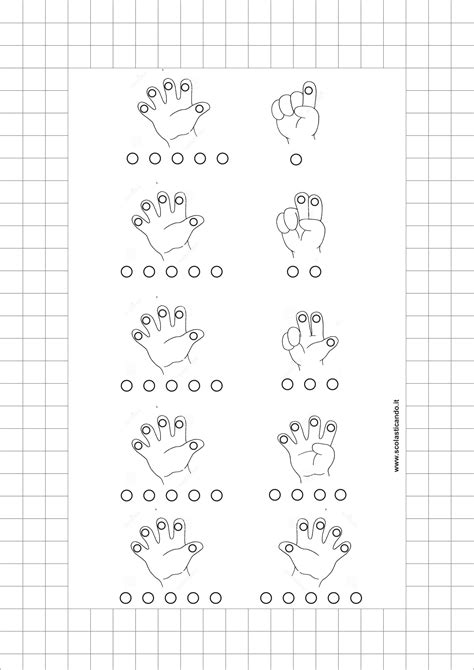 Classe Prima Matematica Schede Didattiche Per Imparare A Contare Fino