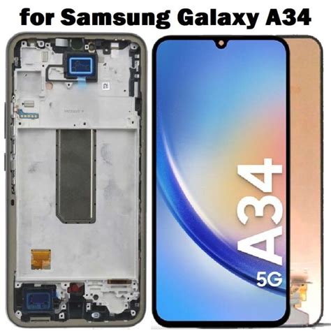 Samsung Galaxy A34 Original LCD Display Screen Touch Panel Digitizer