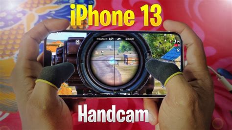 IPHONE 13 PUBG BGMI TEST 2023 3 Finger Full GYRO Handcam BGMI