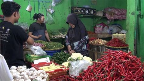 Harga Cabai Merah Di Pasar Tradisional Modern Kota Bengkulu Capai Rp45