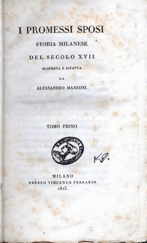 Sentieri Dell Immaginario I Promessi Sposi ANTOLOGIA 52 OFF