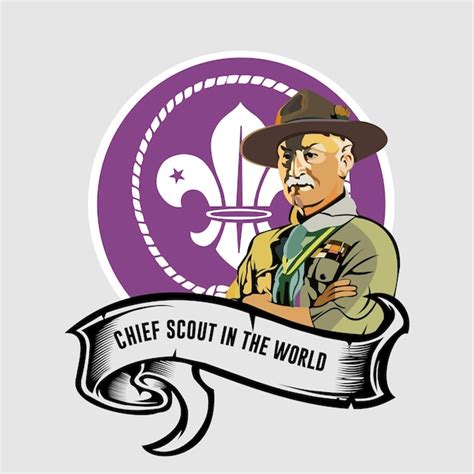 Premium Vector Vector Illustration Of Chief Scout In The World