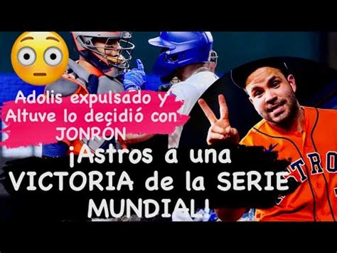 ADOLIS GARCIA ERA EL HÉROE DE LOS RANGERS PERO JOSE ALTUVE CON JONRÓN