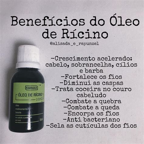 Oleo De Ricino Muda A Cor Do Cabelo Braincp