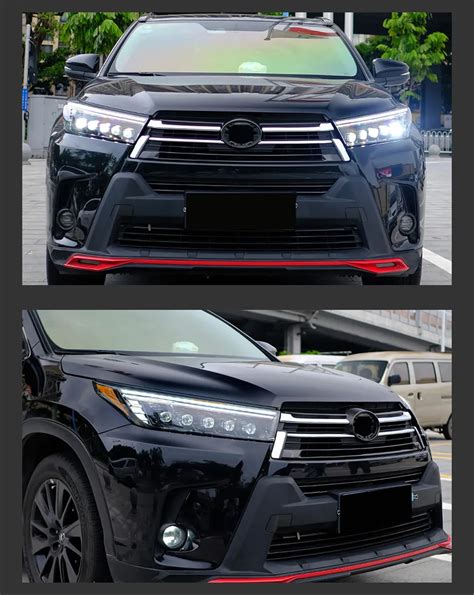 High Beam Full Led Led Drl Headlights With Drl For Kluger Highlander 20 21 Turn Signal Lamp