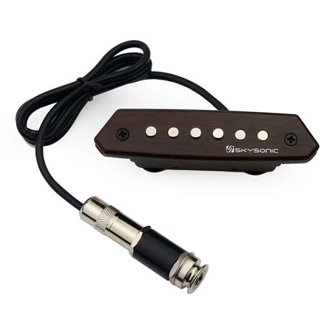 Skysonic Micro De Guitare Acoustique Passif Avec Trou De Son