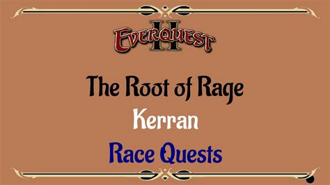 Let S Play Everquest Everquest Race Quests Kerran The Root