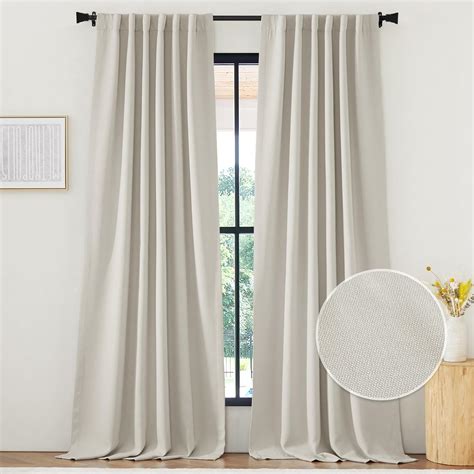 Stangh Cortinas De Lino Opacas Para Dormitorio Cortinas Con