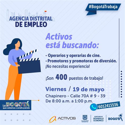 Oferta De Empleo Este Viernes De Mayo En Chapinero Puestos