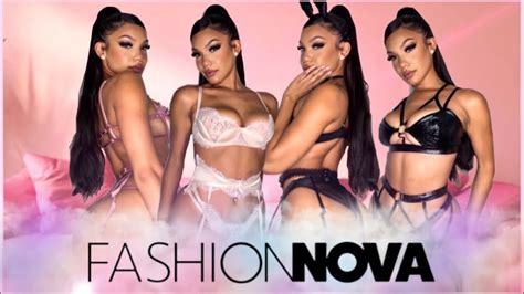 SEXY VALENTINES DAY LINGERIE TRY ON HAUL Fashion Nova YouTube