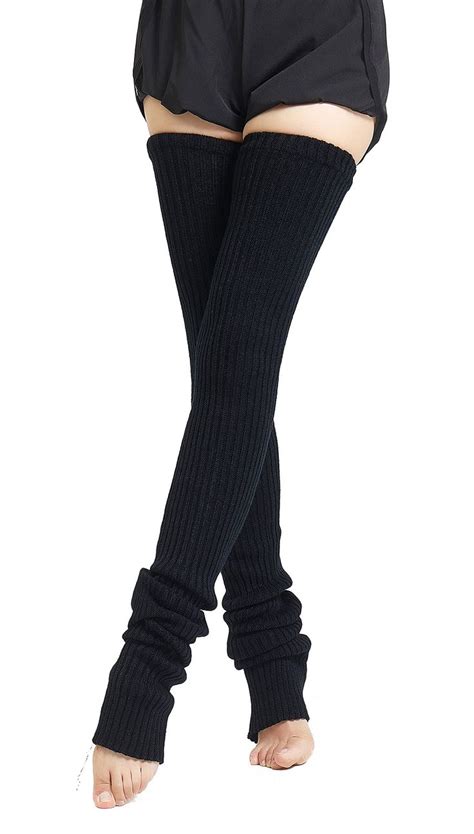 Pareberry Womens Winter Soft Over The Knee High Cable Boot Socks Knit Long Leg Warmers In 2024