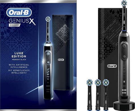 Oral B Genius X 20000 Luxe Edition Cepillo De Dientes Eléctrico Negro Con Tecnología De Braun