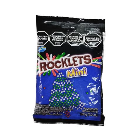 rocklets mini chocolate  leche confitado