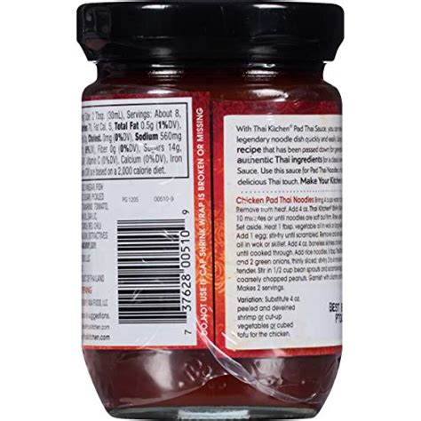 Thai Kitchen Gluten Free Pad Thai Sauce 8 Fl Oz Pack Of 12 Pricepulse