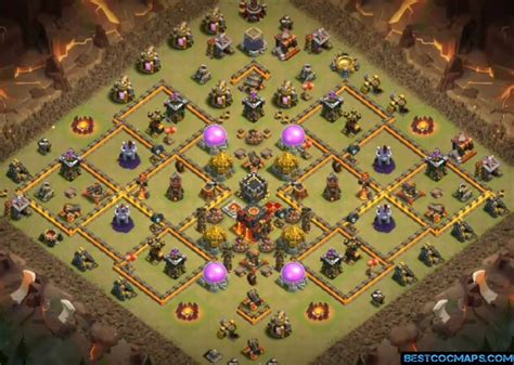 10 Best Th10 War Base Links 2022 New Bases Best Coc Maps