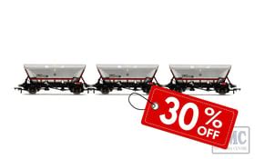 R60069 Hornby OO Gauge 1 76 Scale HFA Hopper Wagons Three Pack EWS