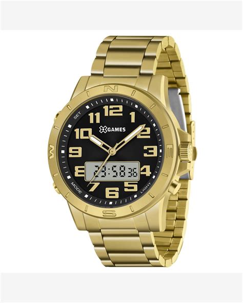 Riachuelo Rel Gio X Games Masculino Ref Xmgsa P Kx Dourado Anadigi