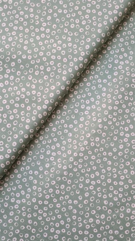 Hilco Emilie Green Poplin 25 X 150 Cm Cotton Fabric Etsy