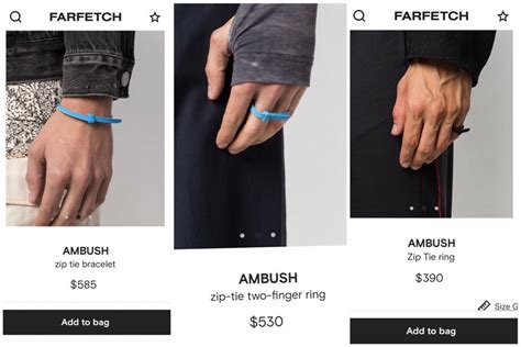 AMBUSH Jual Aksesori Mirip Zip Tie Rp8 Jutaan ANTARA News