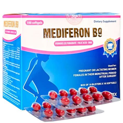 Bổ Máu Mediferon B9 Mediplantex H 100v