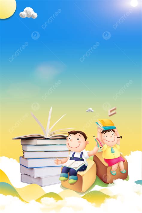 Cartoon School Season Background Wallpaper Image For Free Download ...