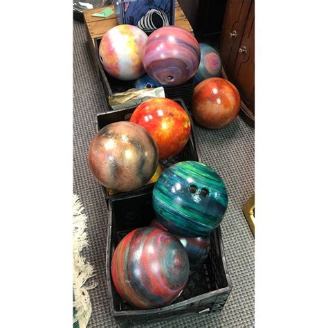 "Superheroes Show" - Group of 12 custom painted bowling balls