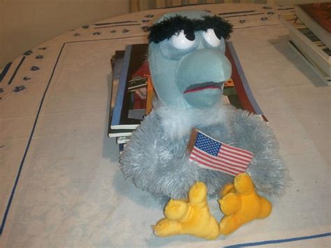 Rare Muppets Muppet Vision 3d Sam The Eagle Plush Toy Doll Disney