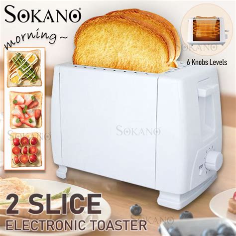 BH002 Bread Toaster Electric Toaster Bread Maker Machine with 6 Knobs ...