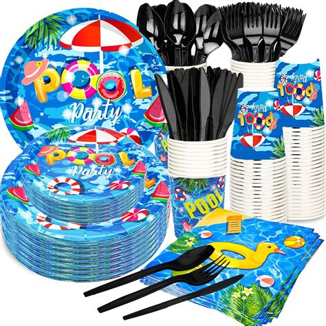 175pcs Pool Party Supplies Beach Ball Party Set 9pool