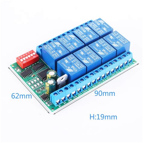 Channel Rs Multifunctional Delay Relay Module Dc V Modbus Rtu