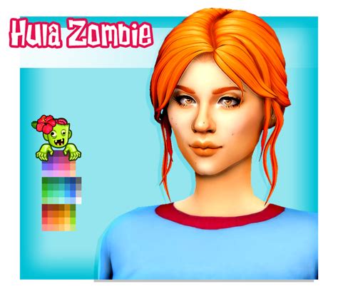 Simstroubles Amanda Hair Hula Zombie On Tumblr