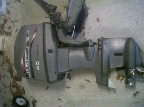 Two 40 Hp Mariner Outboards For Sale