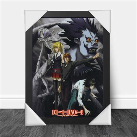 Quadro Decorativo A4 Anime Death Note Elo7 Produtos Especiais