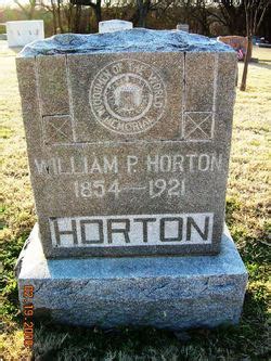 William P Horton Memorial Find A Grave