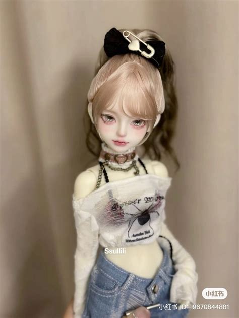 Pin By Mochika On Bjd女の子ドール In 2024 Bjd Dolls Girls Cute Dolls Pink Alternative Fashion