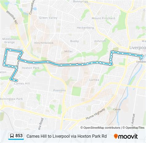 853 Route Schedules Stops And Maps Carnes Hill Mktplc Updated