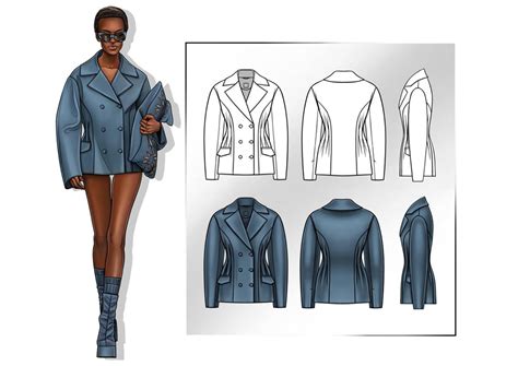 jacket design  technical package behance