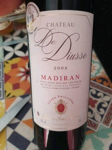 Ch Teau De Diusse Cuv E Privilege Madiran Vivino