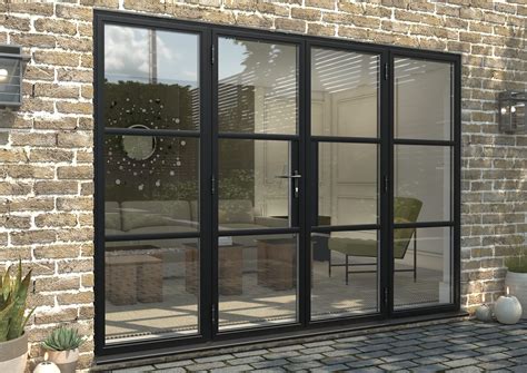 3000mm Black Heritage Aluminium French Doors | Express Doors Direct