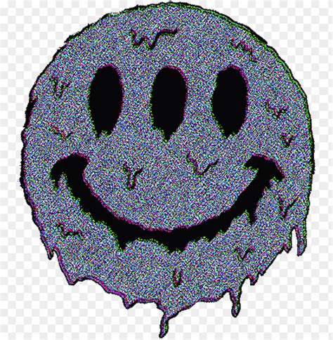 Melting Smiley Face Wallpaper