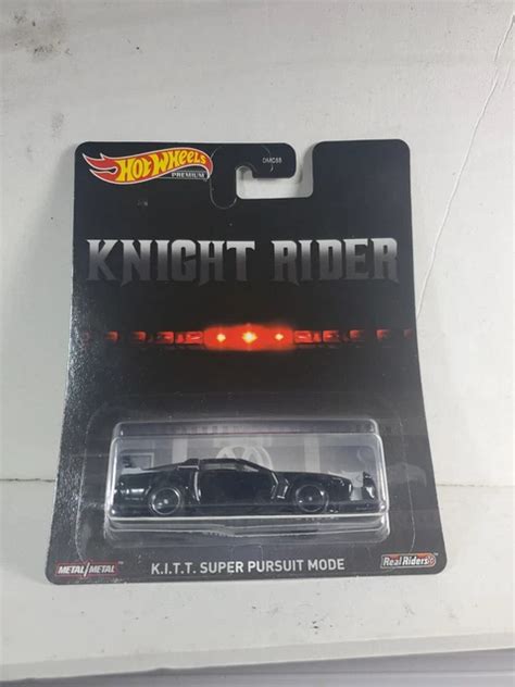 HOT WHEELS KNIGHT Rider K I T T Super Pursuit Mode Véhicule 2019 EUR 8