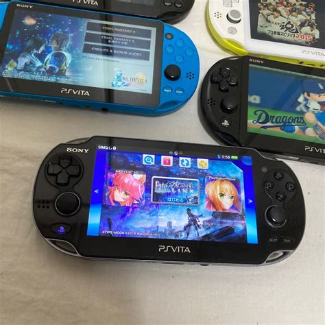 PS Vita 7台セットPCH 2000 6台 PCH 1100 1台 起動確認済 PS Vita本体 売買されたオークション情報