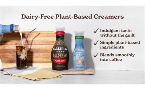 Amazon Califia Farms Hazelnut Oat Milk Coffee Creamer Oz