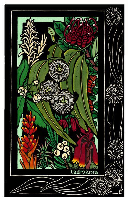 australian wildflowers drawings - Google Search | Woodcut art ...