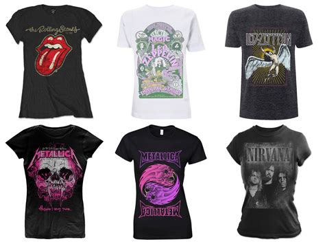 Womens Official Band T Shirt Merch Rock Metal Festival Concert Music