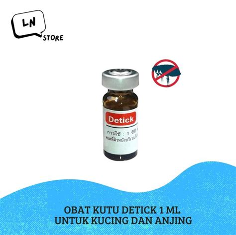 Jual Obat Kutu Detick 1ml Untuk Kucing Dan Anjing Di Lapak LN STORE Id