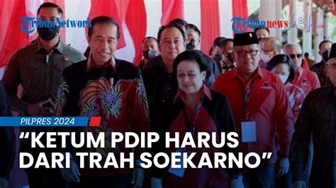 Usulan Jokowi Jadi Ketum Pdip Gantikan Megawati Ditolak Mentah Mentah