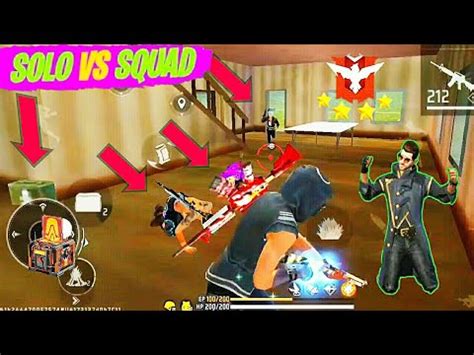 Kota Tua Free Fire Solo Vs Squad Rank Op Gameplay Boom Baam